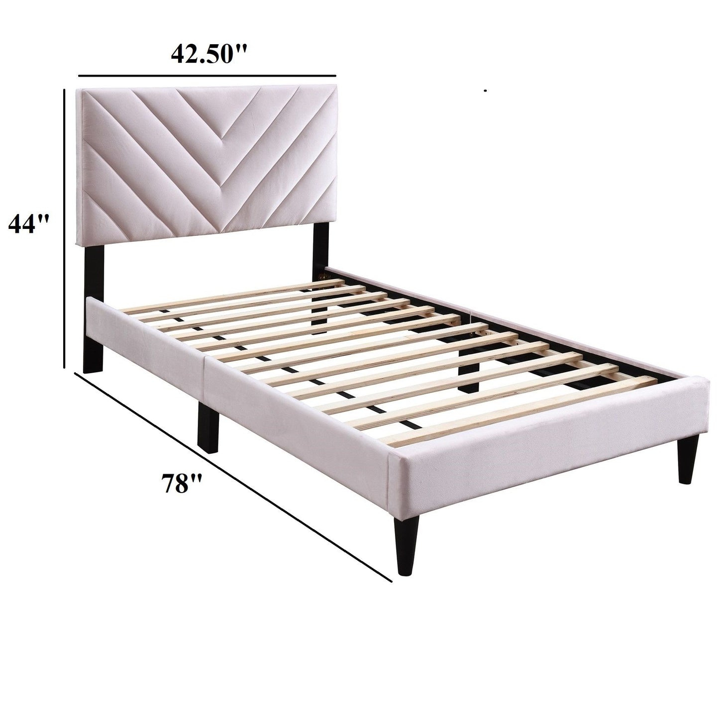 Bed Set With Adjustable Headboard