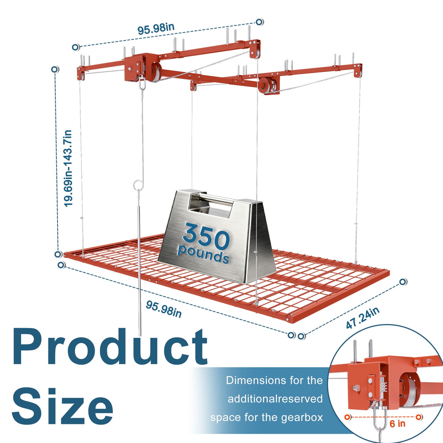 Overhead Garage Storage Rack