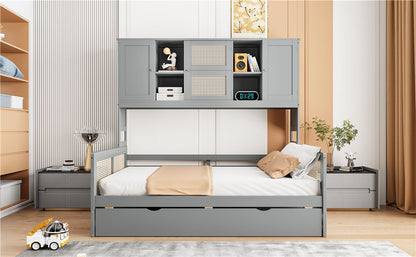 Daybed And All In One Cabinet And Shelf