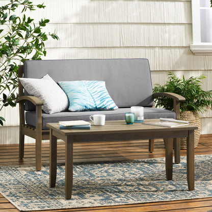 4 Person Outdoor Seating Group With Water Resistant Cushions