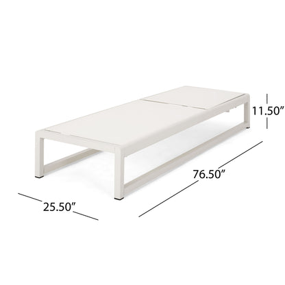 Outdoor Nylon Chaise Lounge, (Set of 2)