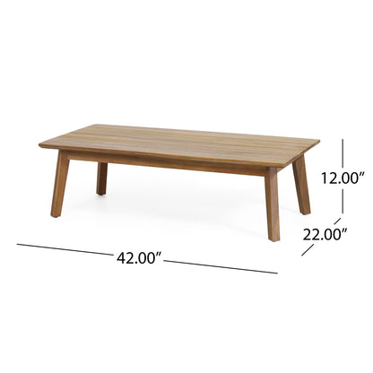 Outdoor Seating Group With Cushions And Coffee Table