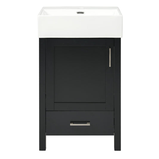 Bathroom Vanity With Sink, Frame And Drawer