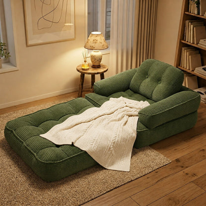 Convertible 2 In 1 Armrest Sofa For Bedroom
