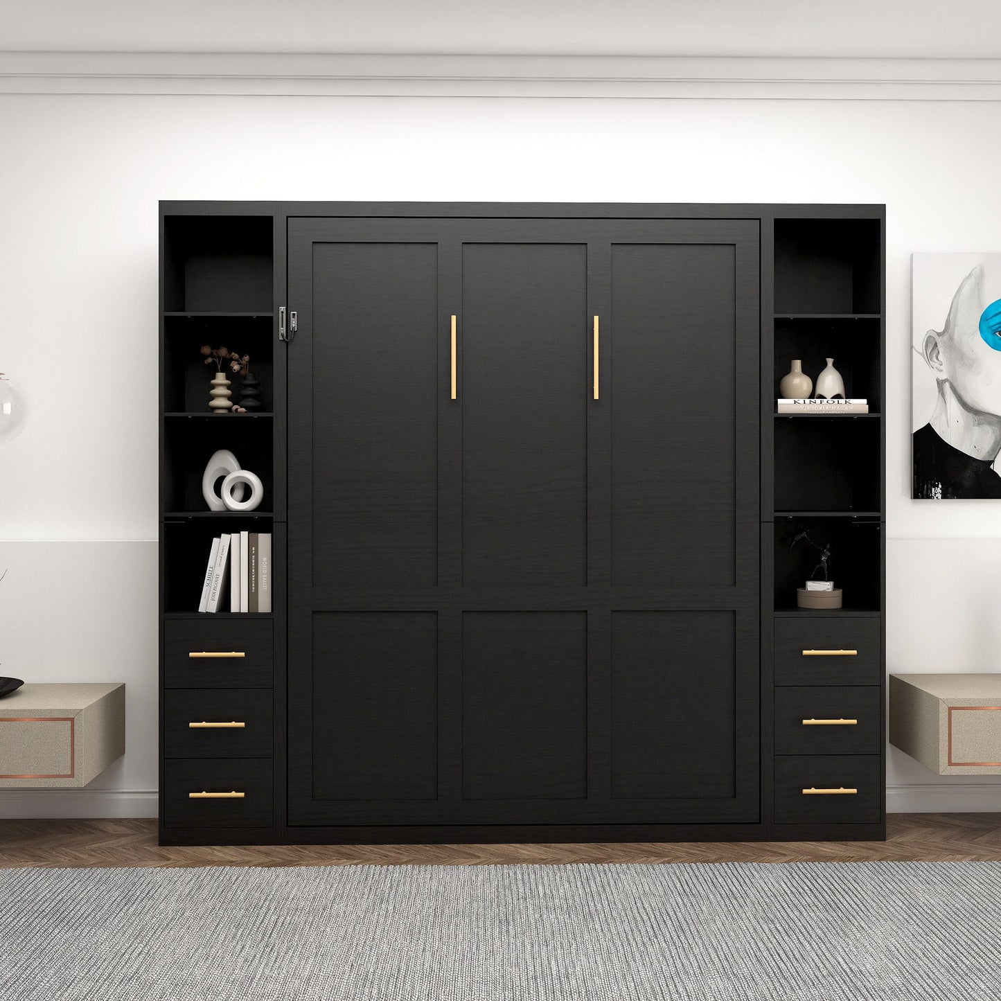 Multifunctional Vertical Murphy Wall Bed