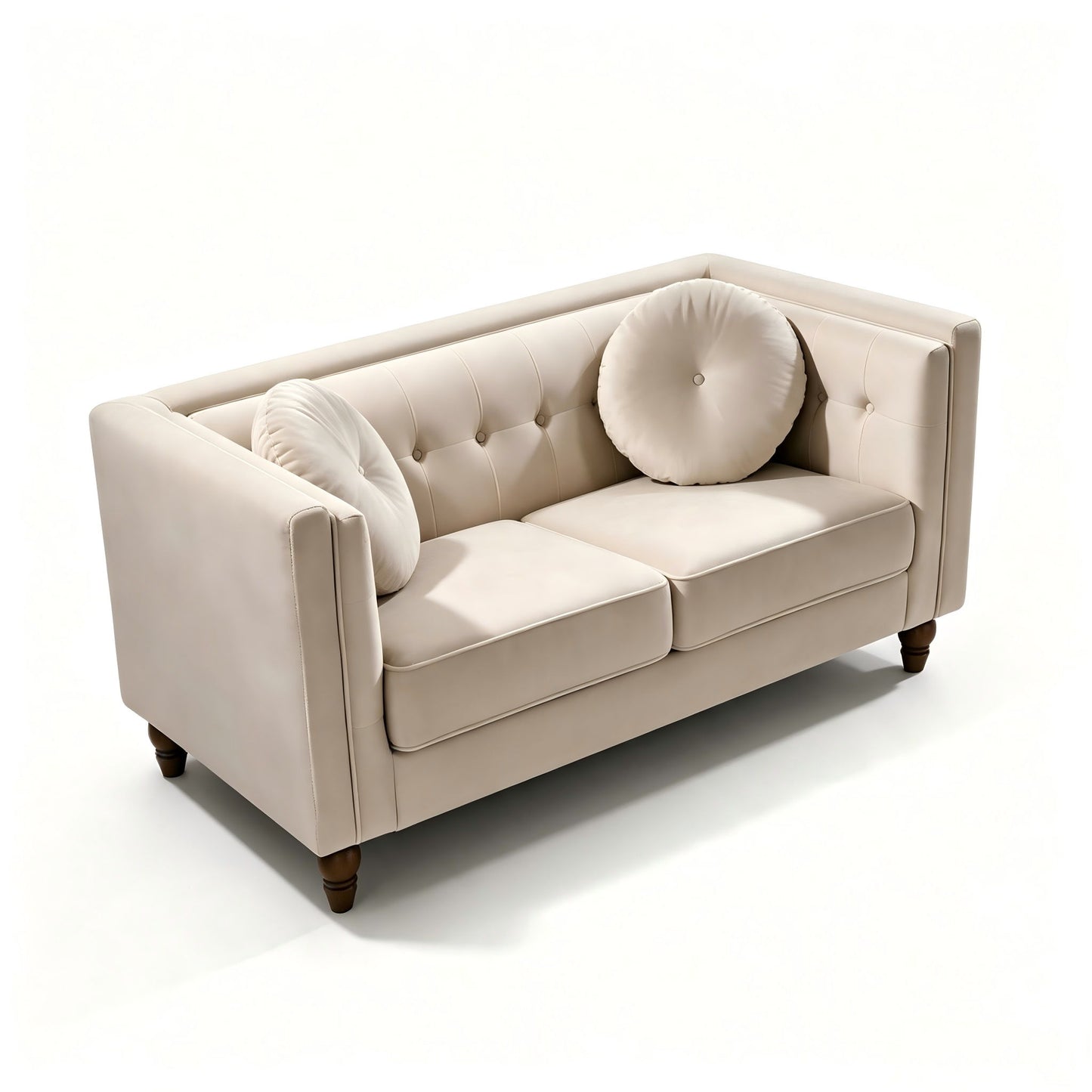 Chesterfield Loveseat 2 Seater Couch For Living Room