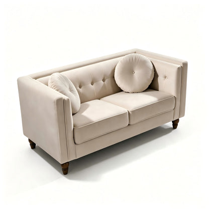 Chesterfield Loveseat 2 Seater Couch For Living Room