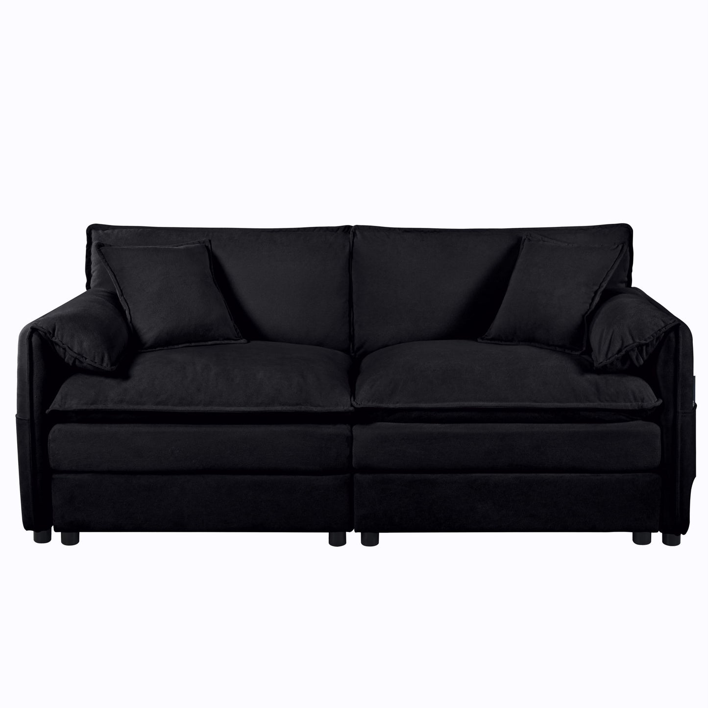 Modern Oversized Loveseat Sofa With Deep Seat And Diy Combination