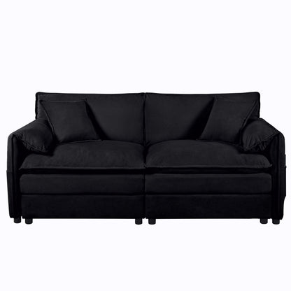 Modern Oversized Loveseat Sofa With Deep Seat And Diy Combination