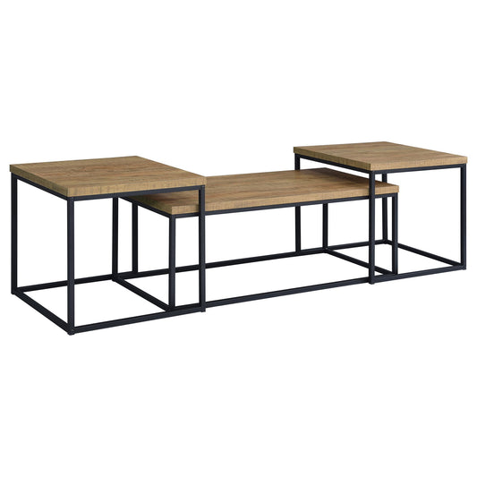 Rosey - 3 Piece Coffee Table Set - Mango Color