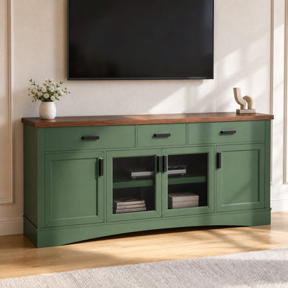 Modern TV Console & Adjustable Shelves