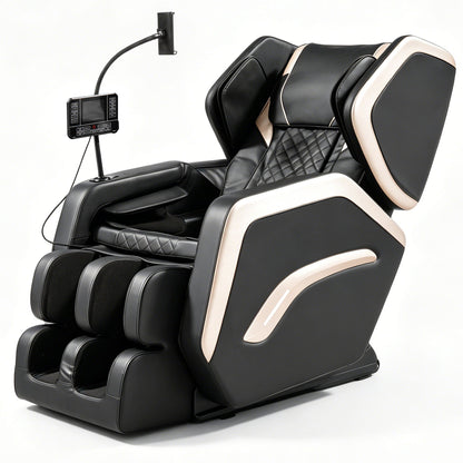 Zero Gravity Massage Chair Recliner With 10 Massage Heads And Full Body Air Pressure - Black