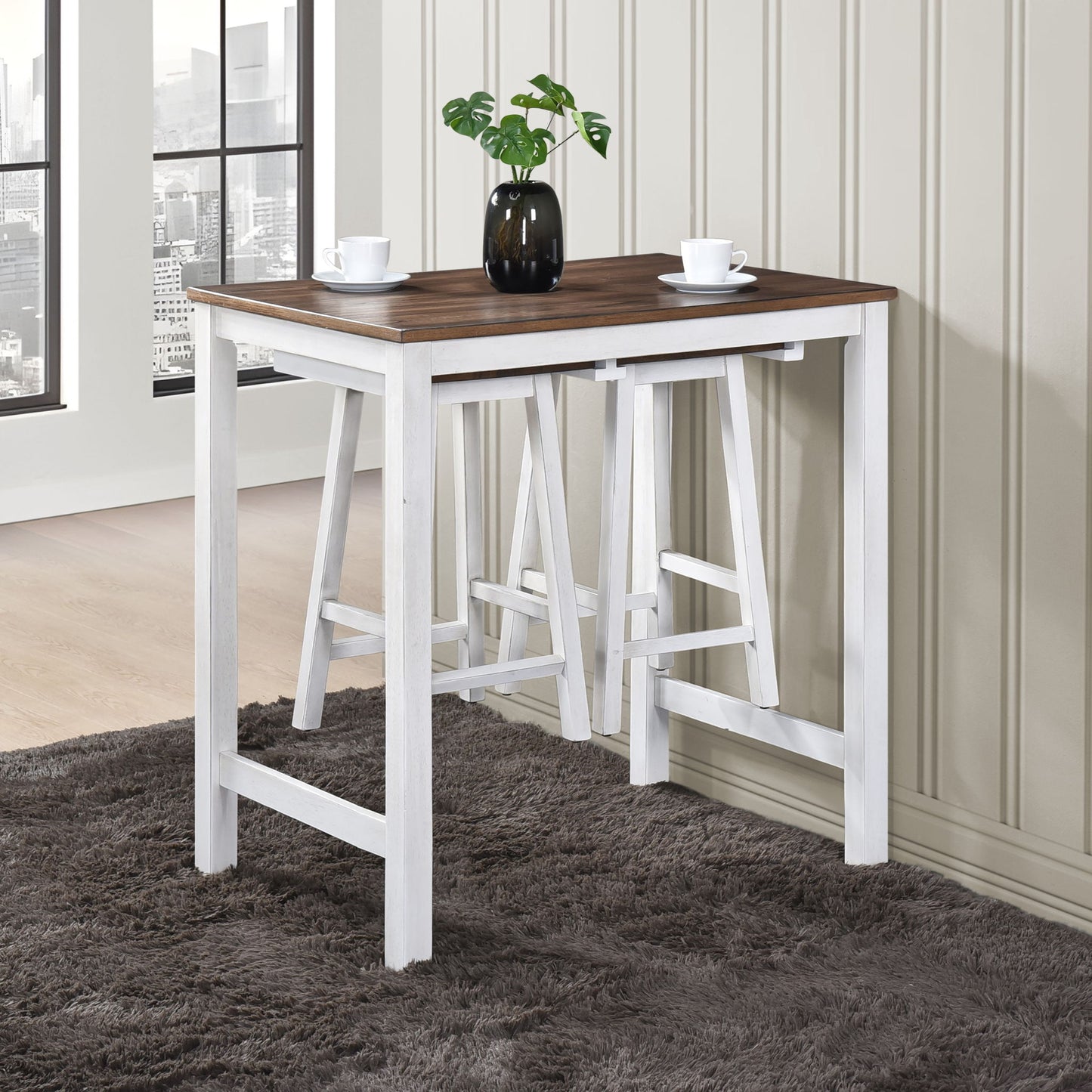 3 Pieces Counter Height Set