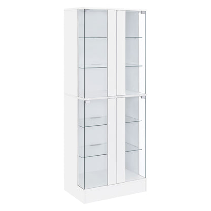 Gilbert - 4 Door LED Curio Display Cabinet