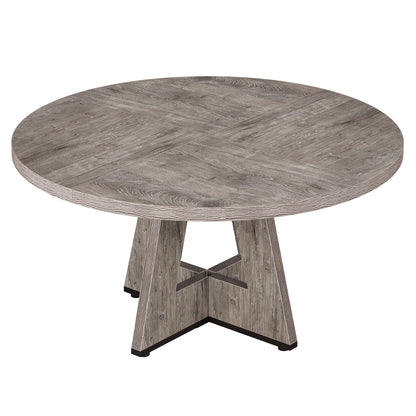 Round Dining Cross Base Kitchen Table