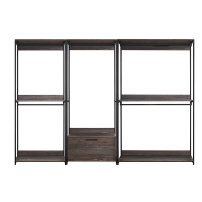 Monica - Walk-In Closet System & Modular Design - Rustic