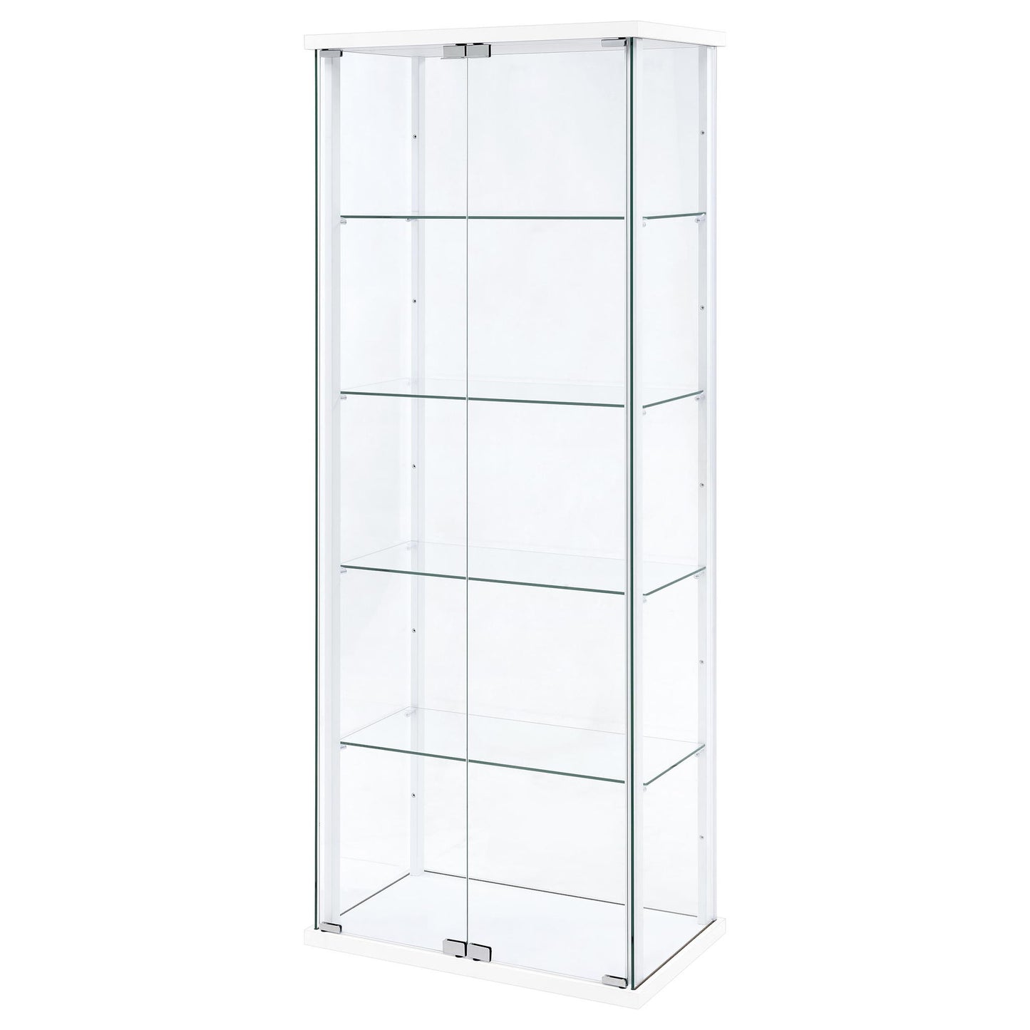 Hyacinth - 4 Shelf Curio Cabinet