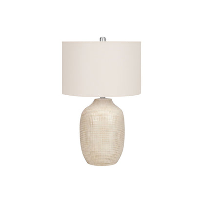 Table Lamp, Lighting, Ceramic, Contemporary - Cream