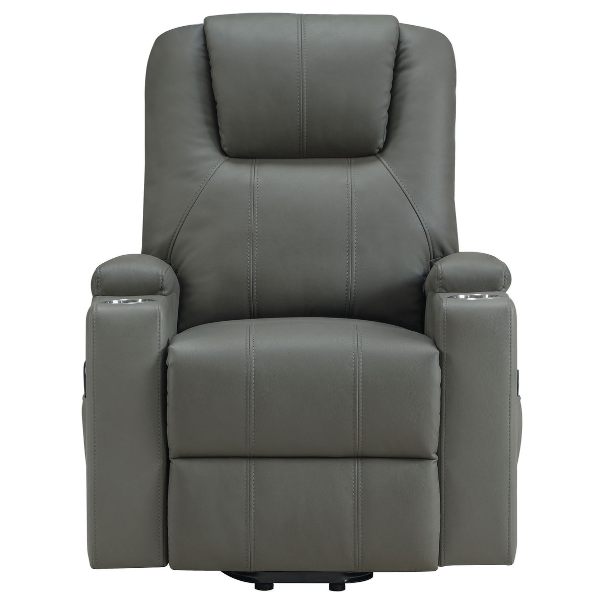Macklin - Power Lift Massage Recliner With Heat And Dual Cupholders