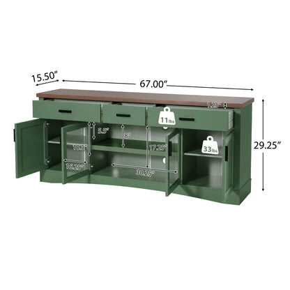 Modern TV Console & Adjustable Shelves
