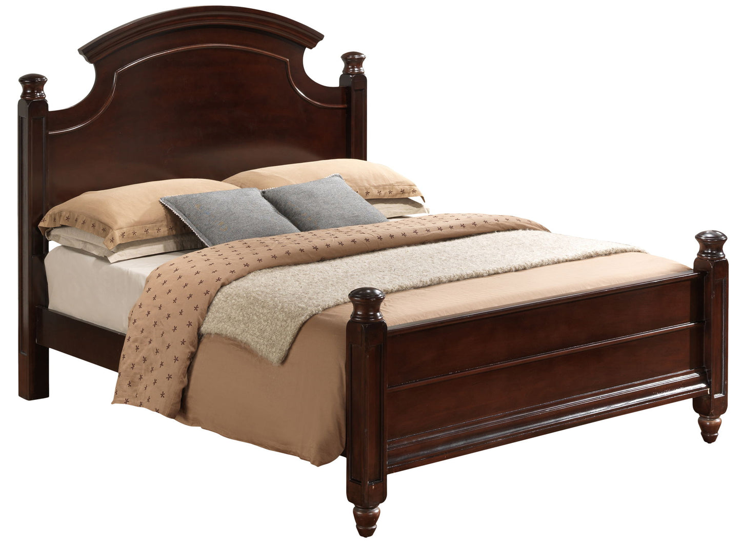 Summit - Queen Bed - Cappuccino