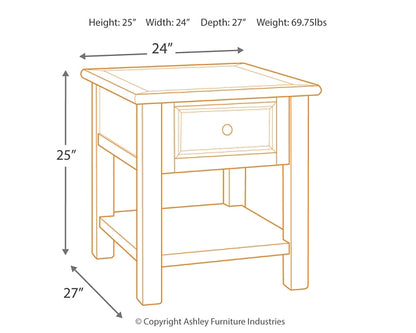 Ashley Express - Bolanburg Rectangular End Table