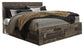 Derekson  Panel Bed With 6 Storage Drawers