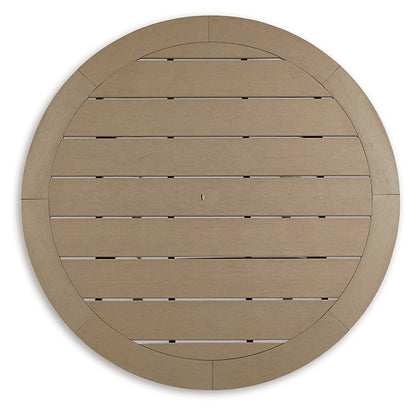 Ashley Express - Fairen Trail Round Bar Table w/UMB OPT