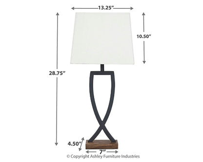 Ashley Express - Makara Metal Table Lamp (2/CN)