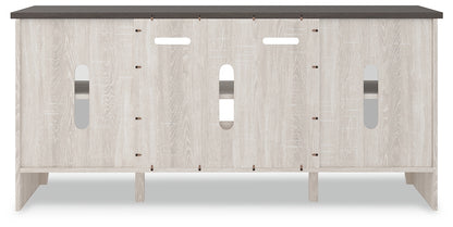 Ashley Express - Dorrinson LG TV Stand w/Fireplace Option