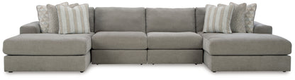 Avaliyah 4-Piece Double Chaise Sectional