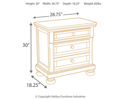 Ashley Express - Porter Two Drawer Night Stand