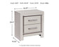 Ashley Express - Zyniden Two Drawer Night Stand