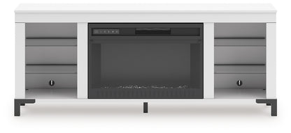 Brollevi TV Stand with Fireplace