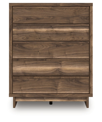 Chirason Five Drawer Wide Chest