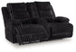 Rhines Falls DBL REC PWR Loveseat w/Console