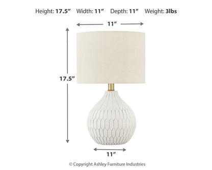 Ashley Express - Wardmont Ceramic Table Lamp (1/CN)