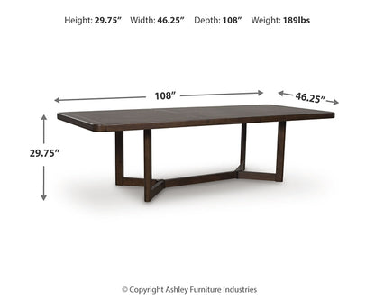 Dilenno RECT Dining Room EXT Table
