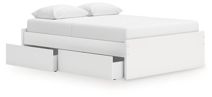 Ashley Express - Onita Queen Platform Bed with 1 Side Storage