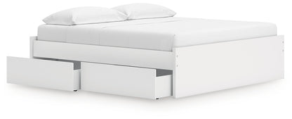 Ashley Express - Onita King Platform Bed with 1 Side Storage