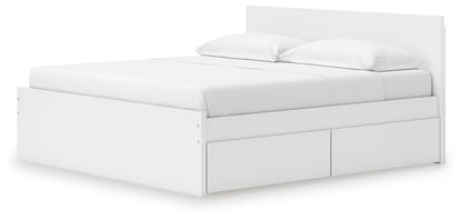 Ashley Express - Onita King Panel Platform Bed with 2 Side Storage