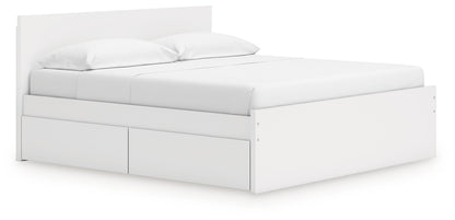 Ashley Express - Onita King Panel Platform Bed with 2 Side Storage