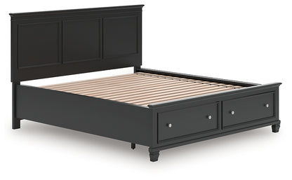 Lanolee California King Panel Storage Bed