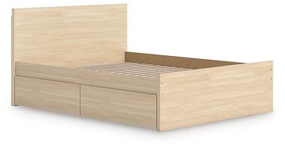 Ashley Express - Onita Full Panel Platform Bed with 2 Side Storage