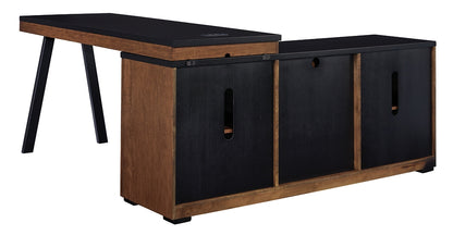 Kallari Credenza with Desk Return