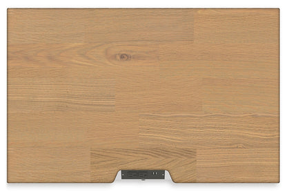 Ashbryn California King Panel Storage Bed with Mirrored Dresser, Chest and Nightstand