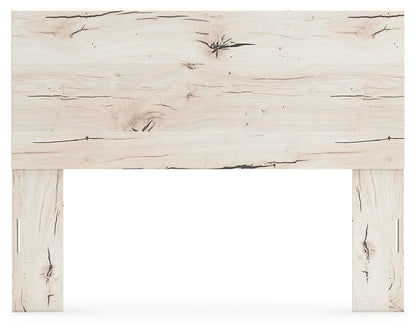 Lawroy Queen Panel Headboard with Mirrored Dresser, Chest and Nightstand