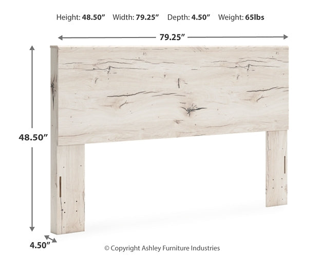 Lawroy King Panel Headboard with Mirrored Dresser