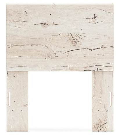 Lawroy Twin Panel Headboard with Mirrored Dresser