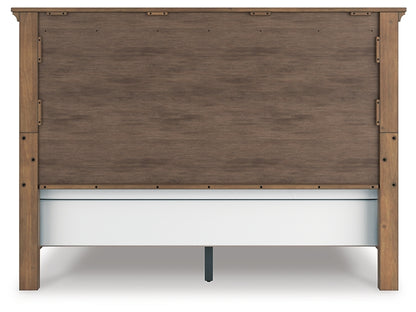 Feddinger King Panel Bed with Mirrored Dresser